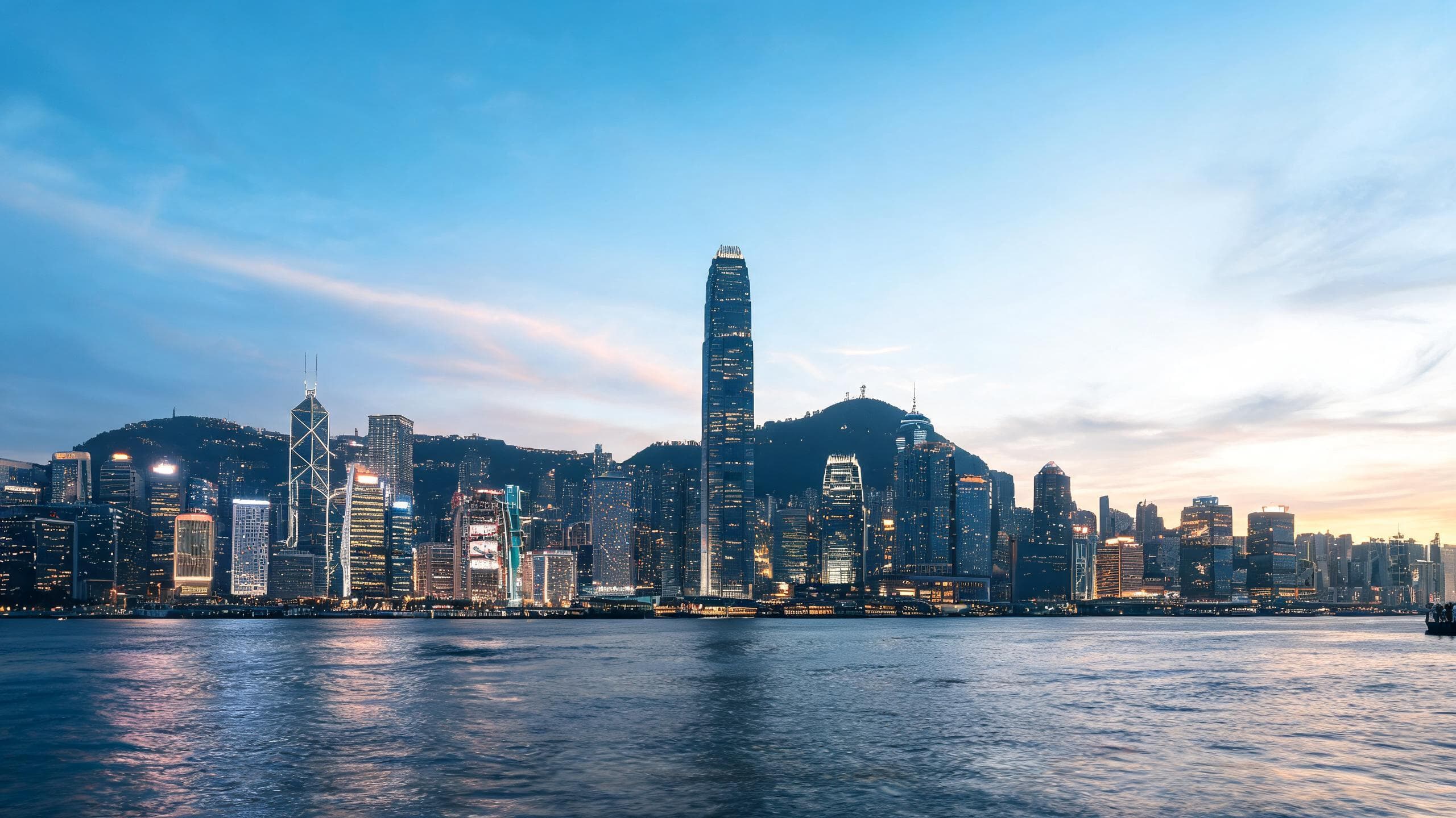 Vista de Hong Kong